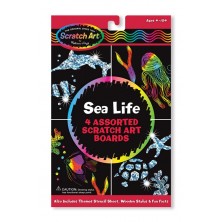 Scratch Art Sea Life