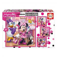 Set 4 Puzles Progressius Minnie
