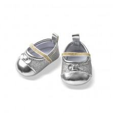 Zapatos para Muñecas con Purpurina Oro / Plata Surtido