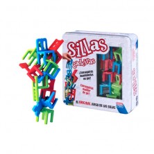 Joc Cadires Colors Caixa Metall 33 unitats