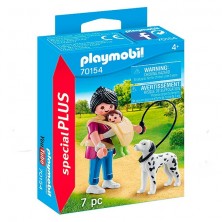 Playmobil Mamá con Bebé y Perro 70154