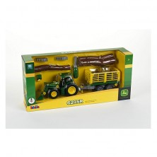 Tractor John Deere amb Multi Remolc 2 en 1 per Muntar