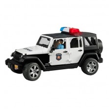 Cotxe Policia Jeep Wrangler Bruder