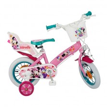 Bicicleta Minnie 12" con cesta