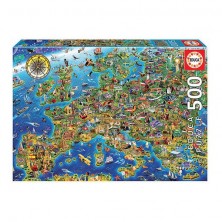 Puzle 500 Peces Mapa d'Europa