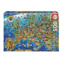 Puzzle 500 Piezas Mapa de Europa