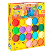 Play Doh Super Colour Kit 18 Botes Plastilina 