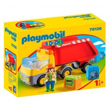 Playmobil 1.2.3 Camión de Construcción 70126