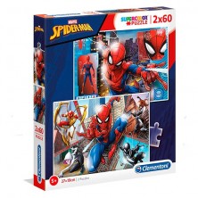Puzzle 2x60 Spiderman