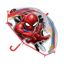 Paraigües Bombolla Transparent Spiderman