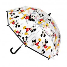 Paraguas Burbuja Transparente Mickey
