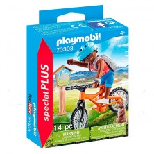 Playmobil Niño con Bicicleta Montaña 70303