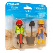 Playmobil Dúo Pack Obreros 70272