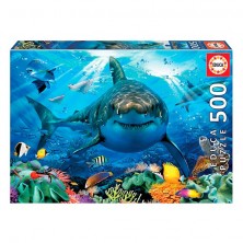 Puzle 500 Peces Gran Tauró Blanc
