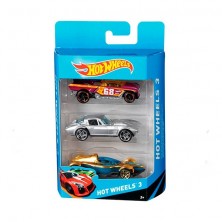 Hot Wheels Pack 3 Cotxes
