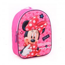 Mochila 3D Minnie rosa