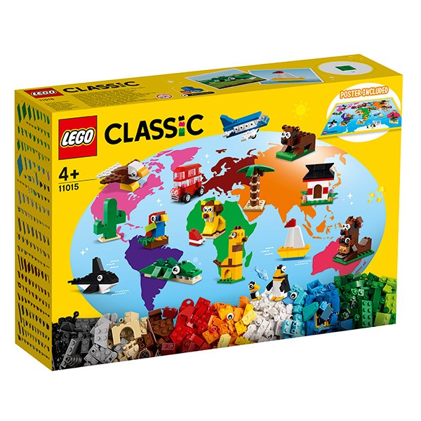 A la meditación pago calcio Mega Pack Alrededor del Mundo de Lego Classic 11015