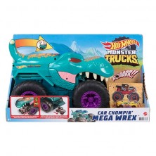 Hot Wheels Monster Trucks Mega WREX Mastica Coches 