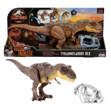 Dinosaurio T-Rex Pisa y Ataca