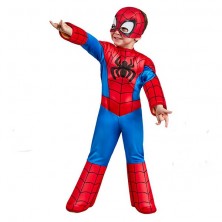 Disfraz Spiderman Pecho Musculoso Talla XS