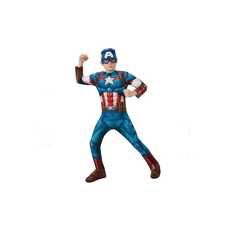 Enfatizar Mancha Detectar Disfraz Clásico Capitán América Talla M