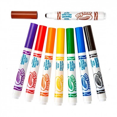 Crayola Rotuladores para Niños, Set de 24 Marcadores Lavables