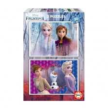 Puzle 2x20 Piezas Frozen II