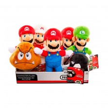 Surtido Peluches Super Mario 18 cm