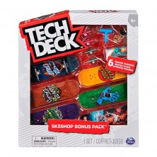 Tech Deck Monopatín Dedo Bonus Pack