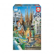 Puzle 1000 Piezas Obras Gaudí