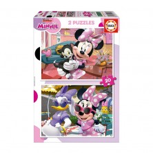 Puzle 2x20 Piezas Minnie