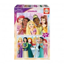 Puzle 2x100 Piezas Princesas Disney
