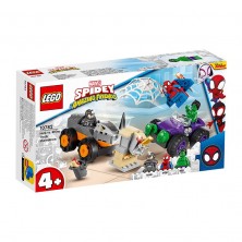 Lego Avengers Camiones de Combate de Hulk y Rino 10782