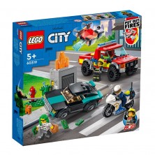 Lego City Rescate de Bomberos y Persecución Policial 60319