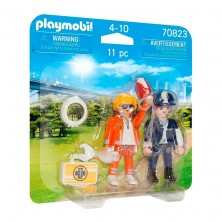 Playmobil Dúo Pack Doctor y Policía 70823