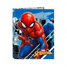 Carpeta Folio 4 Anillas Spiderman