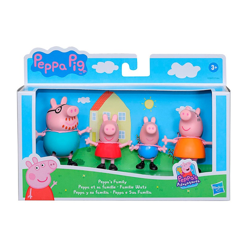 Pack 4 Figuras Peppa Pig Surtido de Hasbro