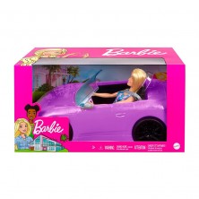 Coche Descapotable con Muñeca Barbie