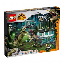 Lego Jurassic World Ataque Giganotosaurus y Therizinosaurio 76949