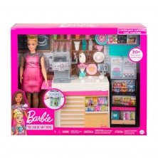 Cafetería con Muñeca Barbie