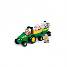 Tractor John Deere amb Remolc i Animals