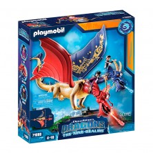 Playmobil Dragons Wu & Wei con Jun 71080