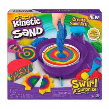 Kinetic Sand Swirl'n Surprise