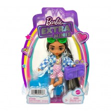 Mini Barbie Extra Chaqueta Cuadros
