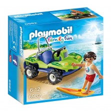 Playmobil 6982 Surfista Con Buggy