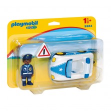 Playmobil 1.2.3 Coche de Policía 9384