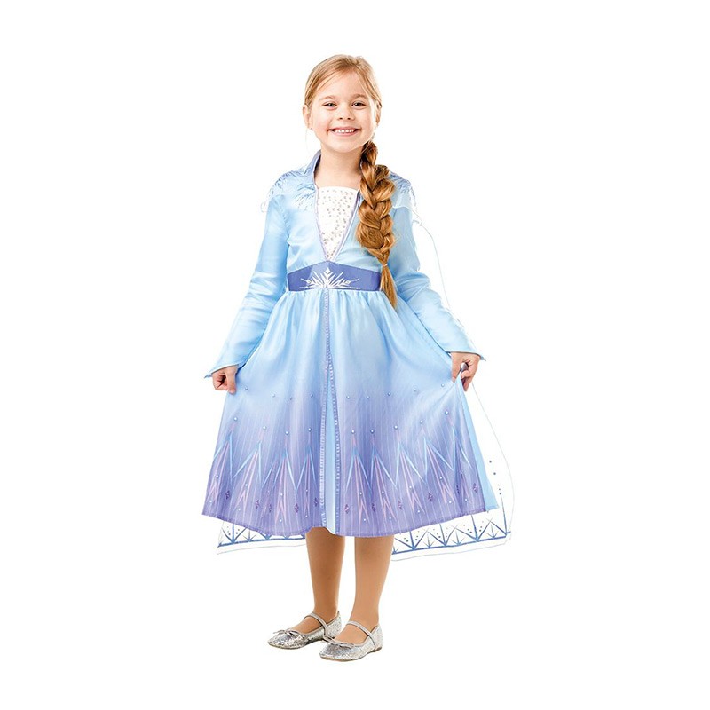 Descubrimiento En marcha maravilloso Disfraz de Elsa Frozen Talla M