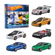 Pack 5 Coches Deportivos Europeos Hot Wheels