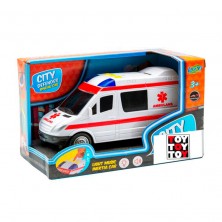 Ambulancia con Luz y Sonido 17 cm