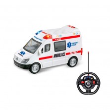 Ambulancia RC con Luz y Sonido 21cm